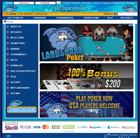 LandSharkPoker Homepage