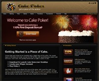 Cake Poker Homepage